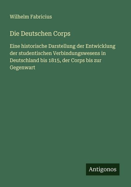 Produktbild: Die Deutschen Corps