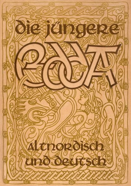 Produktbild: Die J&uuml;ngere Edda - Altnordisch und deutsch