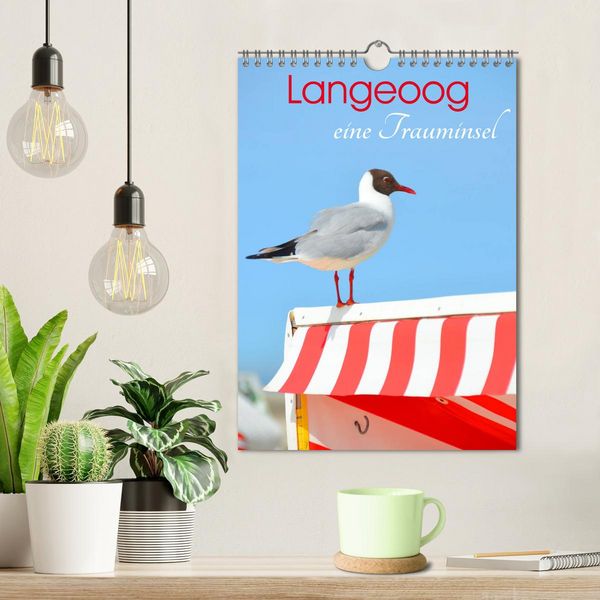 Produktbild: Langeoog - eine Trauminsel (Wandkalender 2026 DIN A4 hoch), CALVENDO Monatskalender