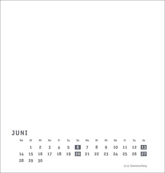 Produktbild: Premium-Bastelkalender wei&szlig; mittel 2027
