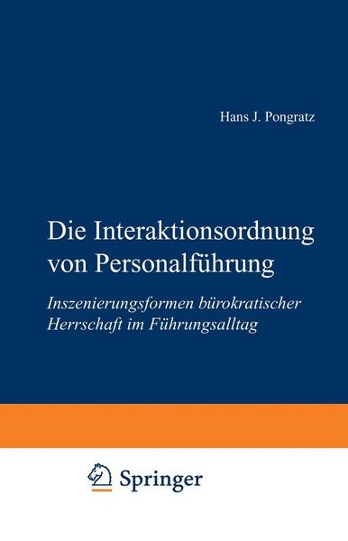 Produktbild: Die Interaktionsordnung von Personalf&uuml;hrung