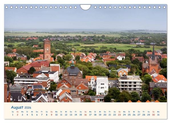 Produktbild: Urlaub auf Borkum (Wandkalender 2026 DIN A4 quer), CALVENDO Monatskalender