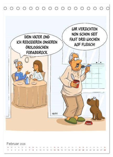 Produktbild: Okay, Boomer - Cartoons (Tischkalender 2026 DIN A5 hoch), CALVENDO Monatskalender