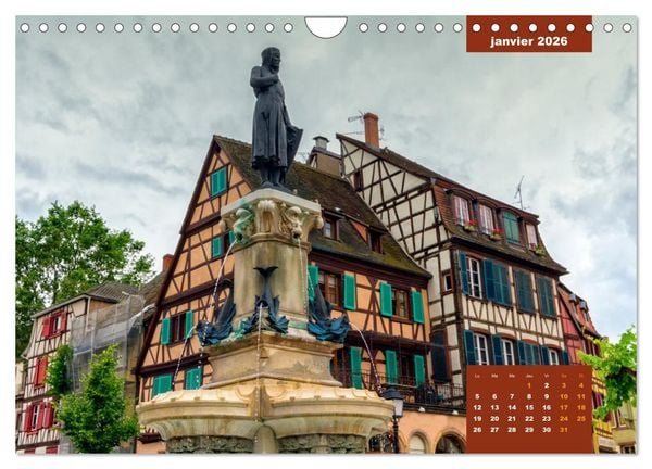 Produktbild: Colmar en Couleurs (Calendrier mural 2026 DIN A4 vertical), CALVENDO calendrier mensuel