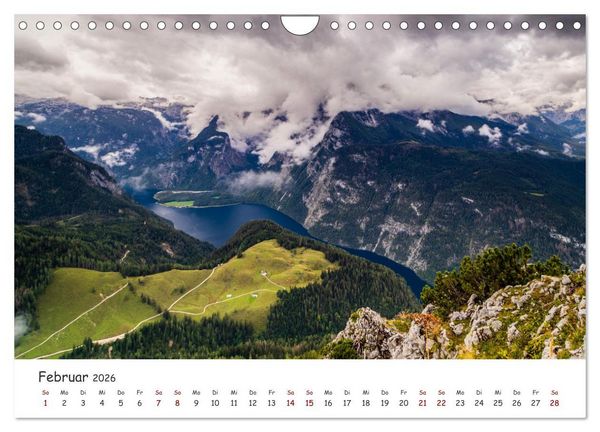 Produktbild: Einzigartige Seen in Bayern (Wandkalender 2026 DIN A4 quer), CALVENDO Monatskalender