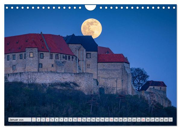 Produktbild: Willkommen im Burgenlandkreis (Wandkalender 2026 DIN A4 quer), CALVENDO Monatskalender