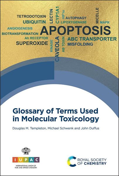 Produktbild: Glossary of Terms Used in Molecular Toxicology