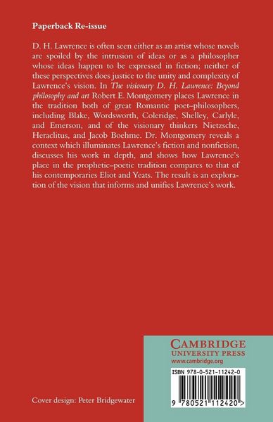 Produktbild: The Visionary D. H. Lawrence