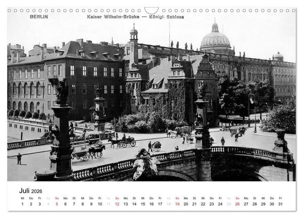 Produktbild: Gr&uuml;&szlig;e aus dem alten Berlin (Wandkalender 2026 DIN A3 quer), CALVENDO Monatskalender
