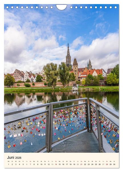 Produktbild: ULM Sehenswerte Orte (Wandkalender 2026 DIN A4 hoch), CALVENDO Monatskalender