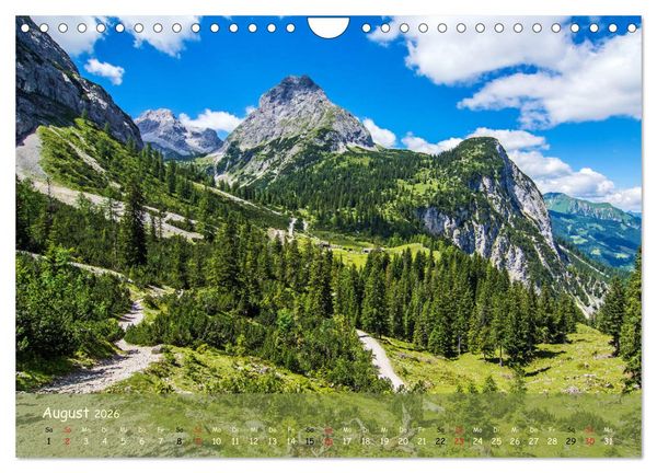 Produktbild: Naturparadies Zugspitzarena (Wandkalender 2026 DIN A4 quer), CALVENDO Monatskalender