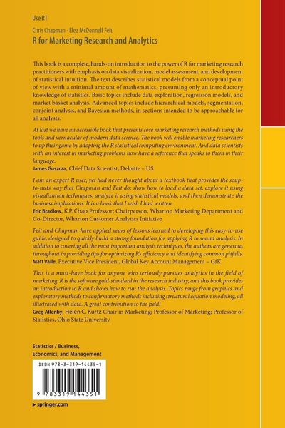 Produktbild: R for Marketing Research and Analytics