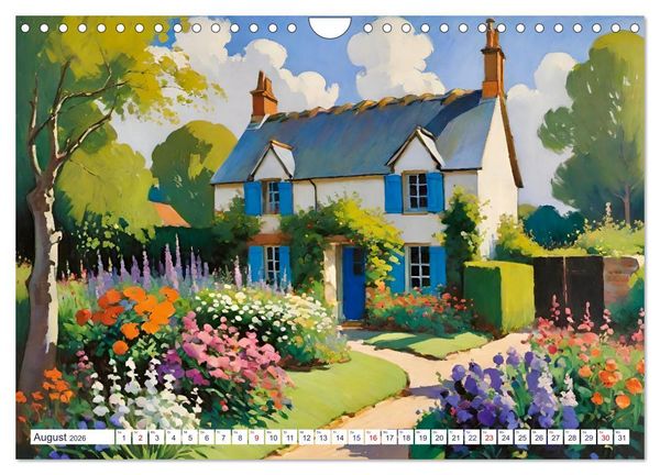 Produktbild: Englische Cottages (Wandkalender 2026 DIN A4 quer), CALVENDO Monatskalender