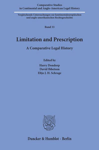 Produktbild: Limitation and Prescription.