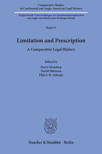 Produktbild: Limitation and Prescription.