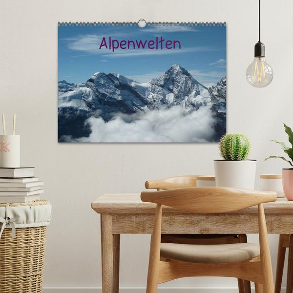 Produktbild: Alpenwelten (Wandkalender 2026 DIN A3 quer), CALVENDO Monatskalender