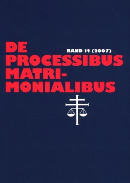 Produktbild: De processibus matrimonialibus