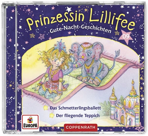 Prinzessin Lillifee - Gute-Nacht-Geschichten (CD 9) - Monika Finsterbusch, CD, 4050003721040