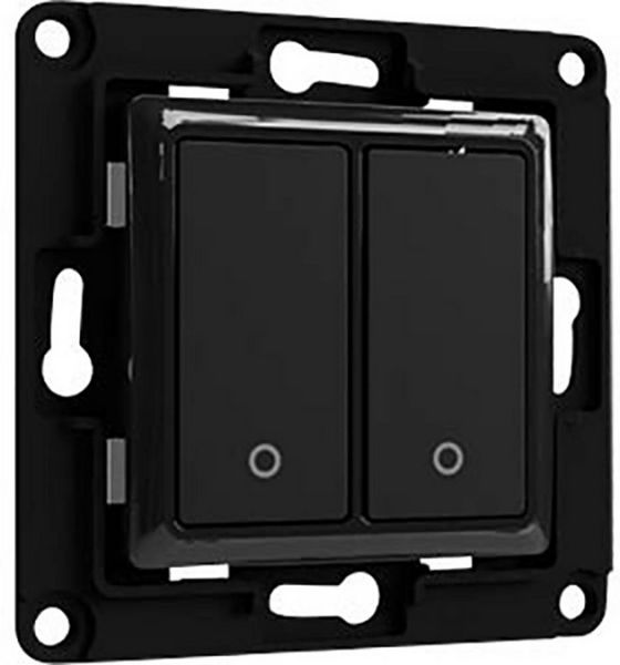 Produktbild: Shelly Shelly Wall switch 2 - black Wandtaster
