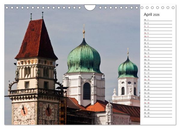 Produktbild: Pittoreskes Passau (Wandkalender 2026 DIN A4 quer), CALVENDO Monatskalender