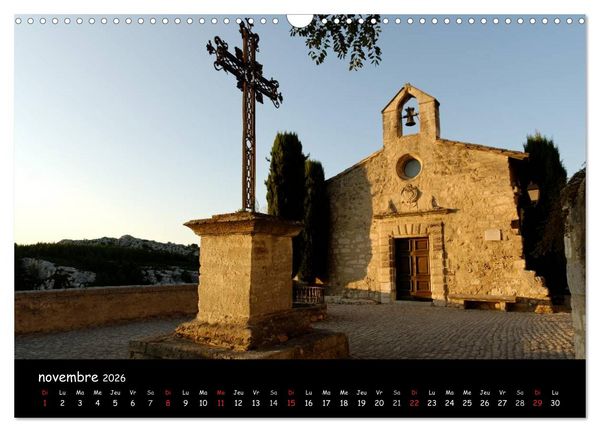 Produktbild: Les Baux de Provence Un des plus beaux villages de France (Calendrier mural 2026 DIN A3 vertical), CALVENDO calendrier mensuel