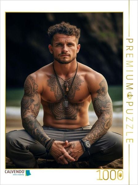 CALVENDO Puzzle Tattoos | 1000 Teile Lege-Größe 64x48cm Foto-Puzzle für glückliche Stunden