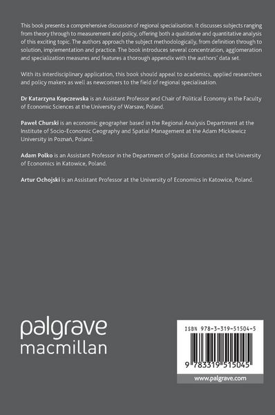 Produktbild: Measuring Regional Specialisation