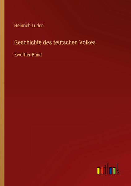 Produktbild: Geschichte des teutschen Volkes