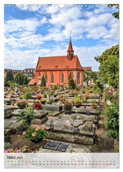 Produktbild: N&uuml;rnberg in Hochformat (Wandkalender 2027 DIN A3 hoch), CALVENDO Monatskalender