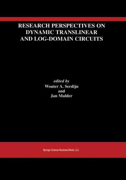 Produktbild: Research Perspectives on Dynamic Translinear and Log-Domain Circuits