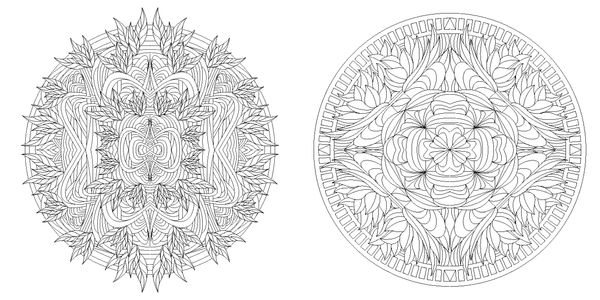 Produktbild: Blumen-Mandalas (Ausmalbuch zur kreativen Stressbew&auml;ltigung)