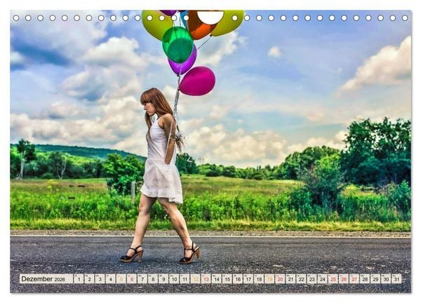 Produktbild: Mein sch&ouml;ner bunter Luftballon (Wandkalender 2026 DIN A4 quer), CALVENDO Monatskalender