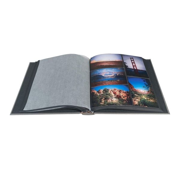 Produktbild: Fotoalbum MILANO 29x32 cm, 60 schwarze Seiten
