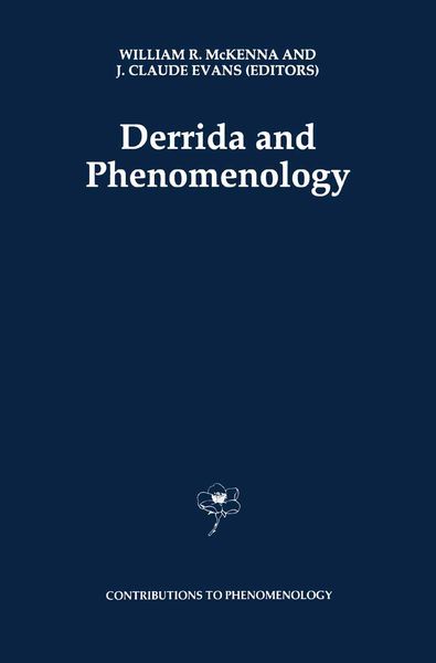Produktbild: Derrida and Phenomenology