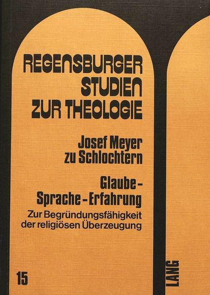 Produktbild: Glaube - Sprache - Erfahrung