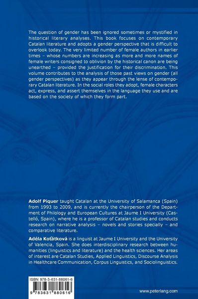 Produktbild: Character and Gender in Contemporary Catalan Literature