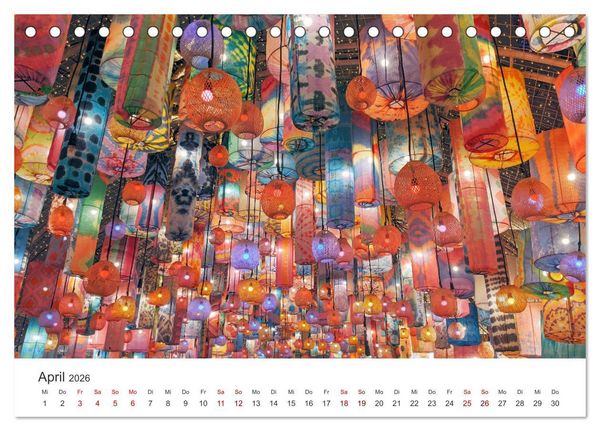 Produktbild: Bangkok - Die spektakul&auml;re Hauptstadt von Thailand. (Tischkalender 2026 DIN A5 quer), CALVENDO Monatskalender