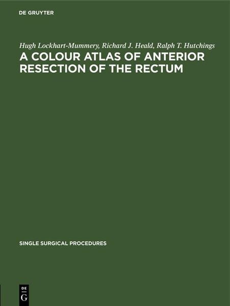 Produktbild: A Colour Atlas of Anterior Resection of the Rectum