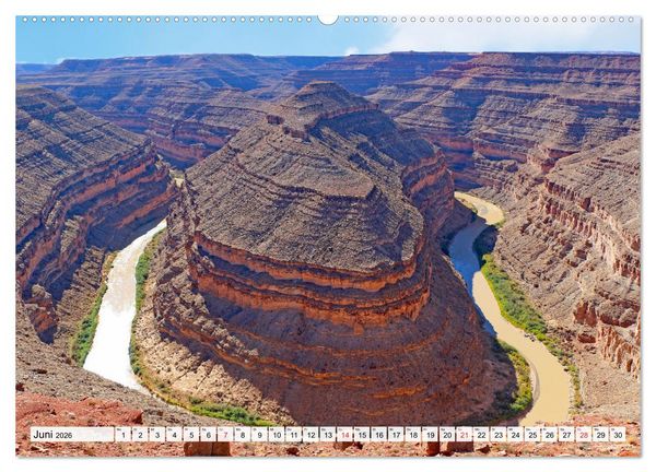 Produktbild: Naturwunder im Westen der USA (hochwertiger Premium Wandkalender 2026 DIN A2 quer), Kunstdruck in Hochglanz