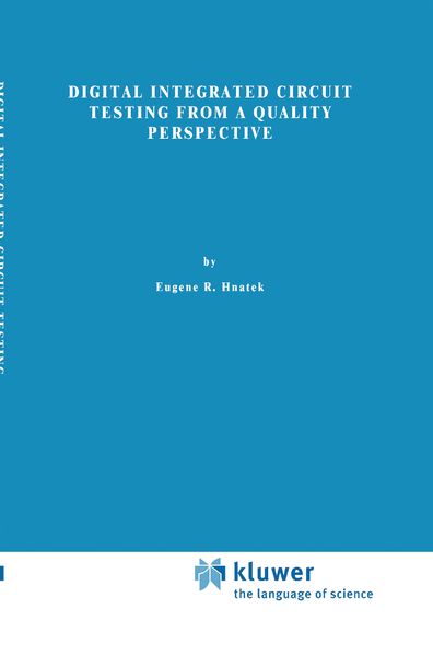 Produktbild: Digital Integrated Circuit Testing from a Quality Perspective
