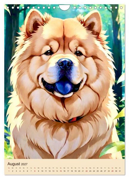 Produktbild: Der Chow Chow (Wandkalender 2027 DIN A4 hoch), CALVENDO Monatskalender
