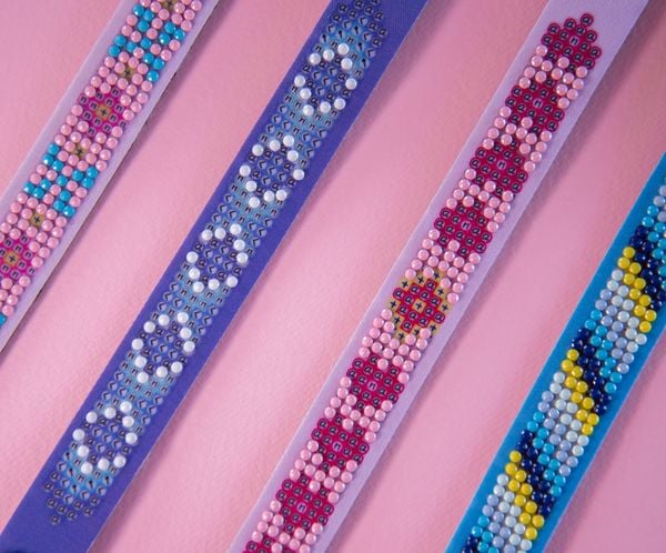 Produktbild: Dotzies by Diamond Dotz Armb&auml;nder Retro Pink