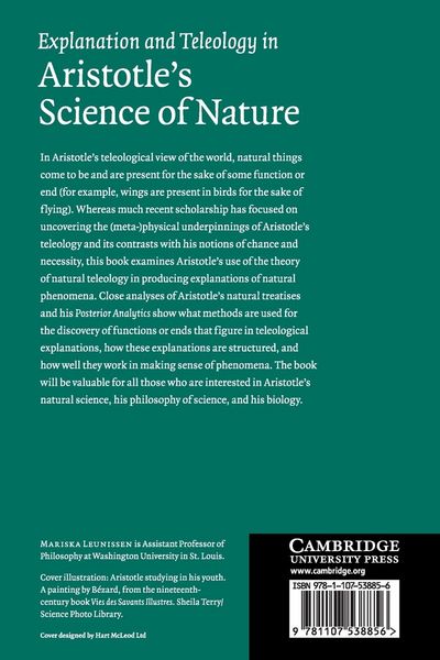 Produktbild: Explanation and Teleology in Aristotle's Science of Nature