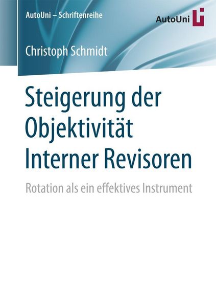 Produktbild: Steigerung der Objektivit&auml;t Interner Revisoren