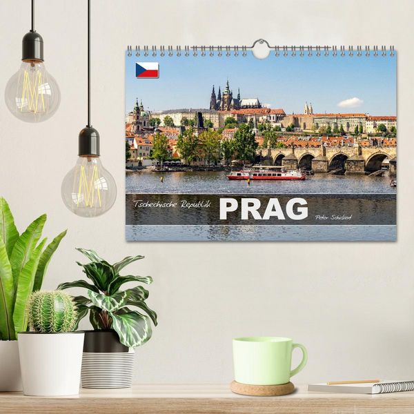 Produktbild: Tschechische Republik - Prag (Wandkalender 2026 DIN A4 quer), CALVENDO Monatskalender