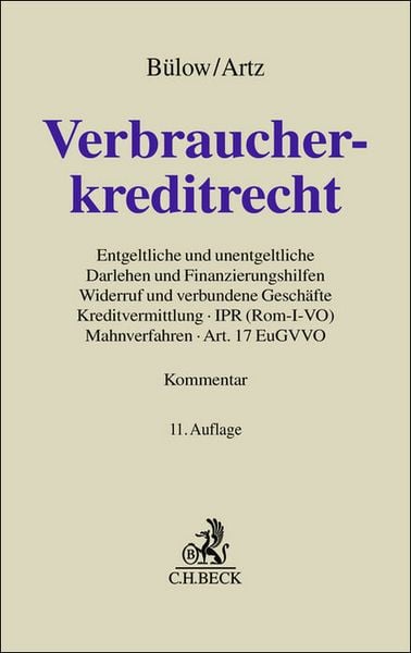 Produktbild: Verbraucherkreditrecht