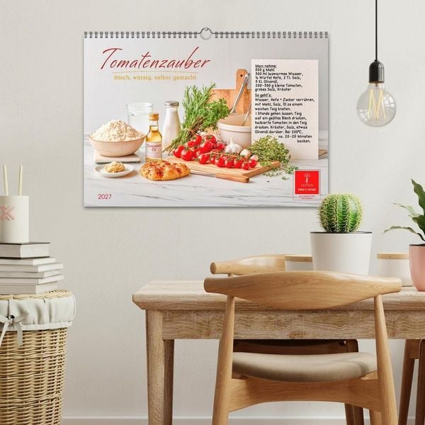 Produktbild: Tomatenzauber - frisch, w&uuml;rzig, selbst gemacht (Wandkalender 2027 DIN A3 quer), CALVENDO Monatskalender