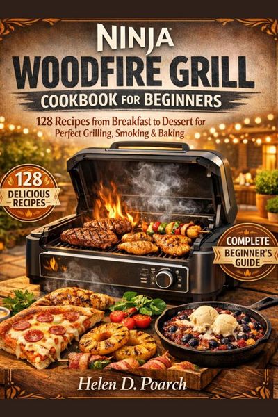 Produktbild: Ninja Woodfire Grill Cookbook For Beginners