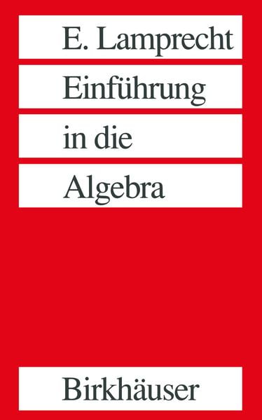 Produktbild: Einf&uuml;hrung in die Algebra