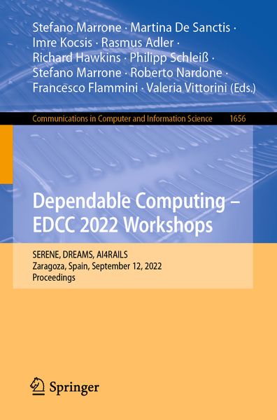 Produktbild: Dependable Computing &ndash; EDCC 2022 Workshops